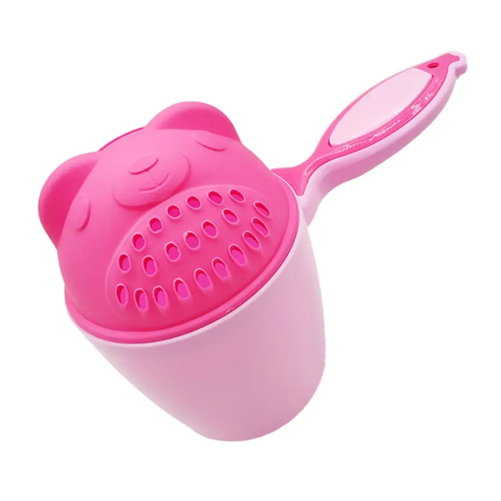 Products Cute Cartoon Bear Hippo PP Baby Shampoo Cup Swimming Head Watering Bottle Shower Head Wash Cup  Wash Hair Cup