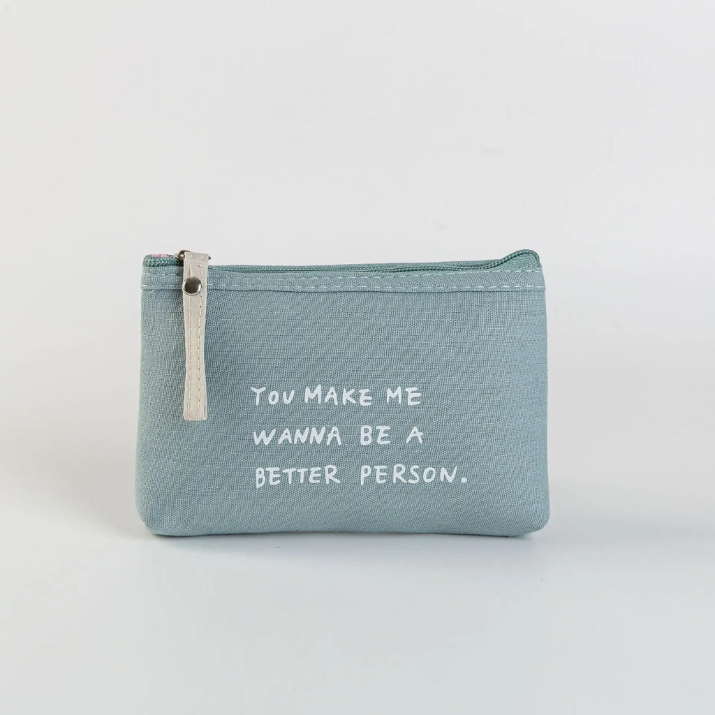Soft Canvas Dot Print Women Cute Cosmetic Bag Toiletries Organizer Portable Make Up Bags Case Travel Storage Bag