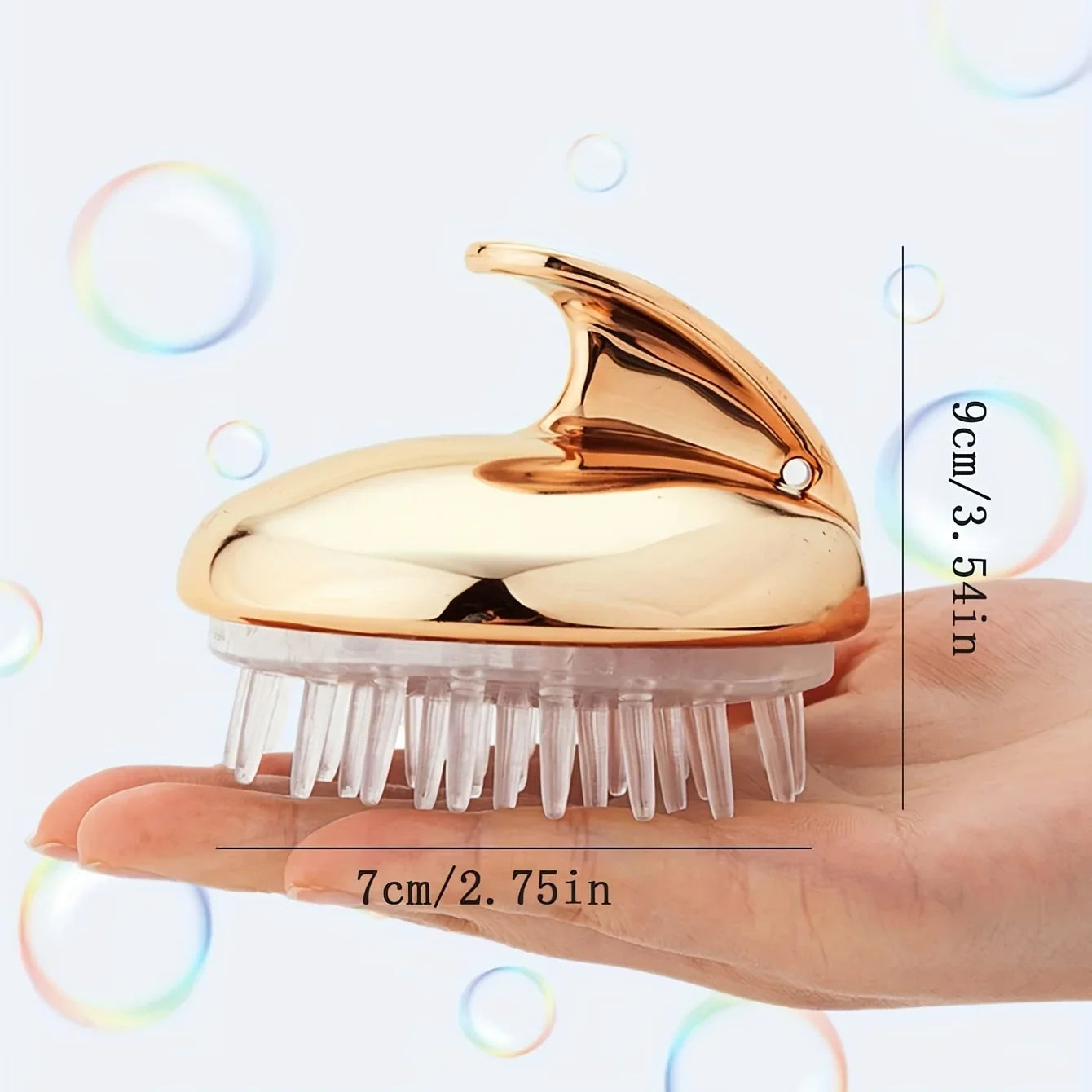 1pc Soft Silicone Shampoo Brush Head Massage Brush Personal Care Bathroom Products Hair Washing Hair Scalp Massage Comb