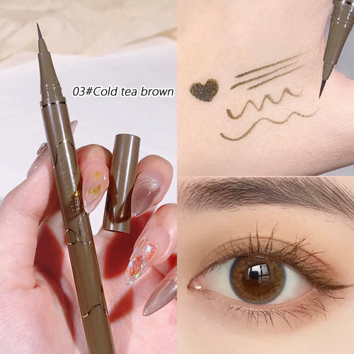 0.05mm slim eyeliner is smooth and durable, slim, quick-drying,