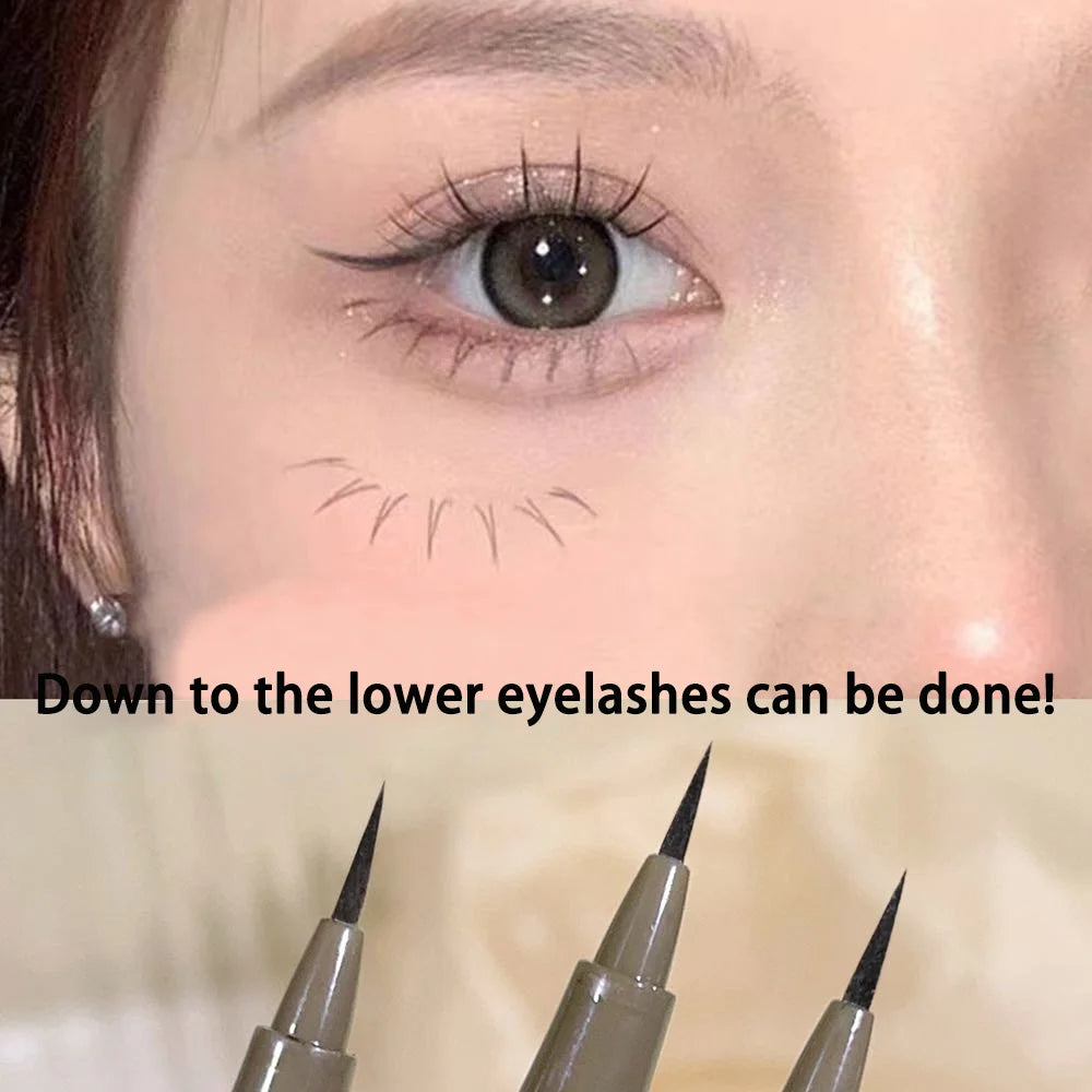 0.05mm slim eyeliner is smooth and durable, slim, quick-drying,