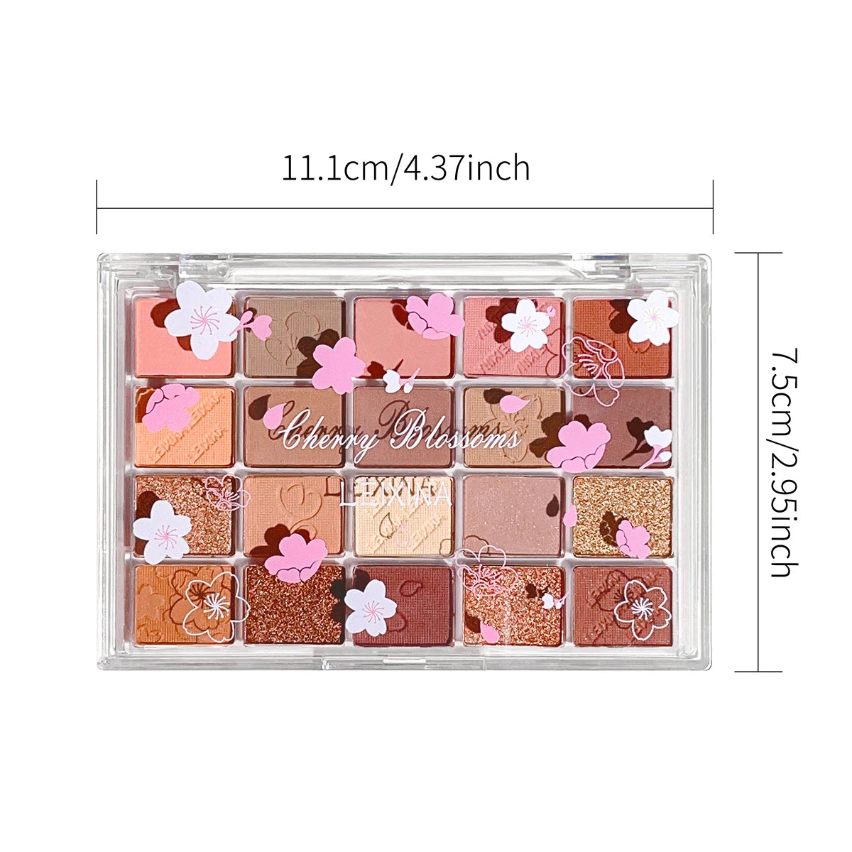 20-Color Eyeshadow Palette – Shimmer & Matte, Highly Pigmented,