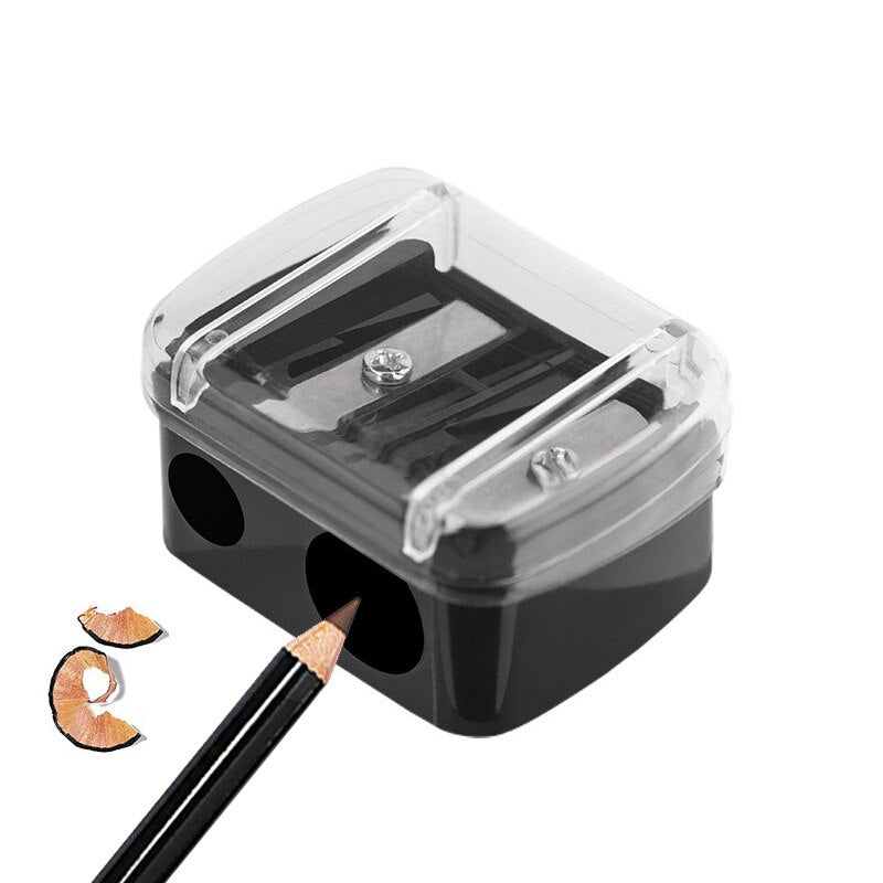 Brand Double Holes Precision Lipstick Cosmetic Pencil Sharpener For