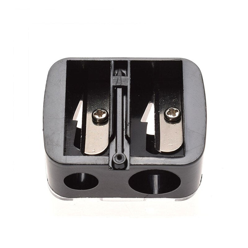 Brand Double Holes Precision Lipstick Cosmetic Pencil Sharpener For
