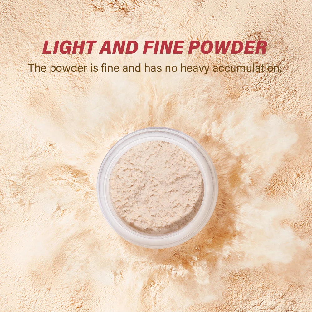Setting Powder long-Lasting Matte Pink Finish Oil Control Makeup