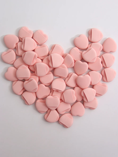 50 Mini Finger Cushions Air Cushion Powder Puff, Latex-Free Mixed