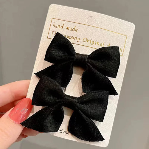 2PCS New Cute Bow Headgear Sweet Little Girl Hair Accessories Summer