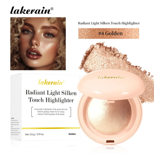 LongLasting Waterproof Face Highlighter Powder Instant Silky Skin Glow