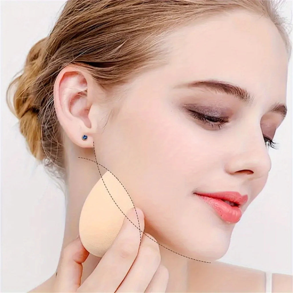 5-10PCS Ombre Makeup Sponge Set - Vegan Dual Use for Liquid/Powder |
