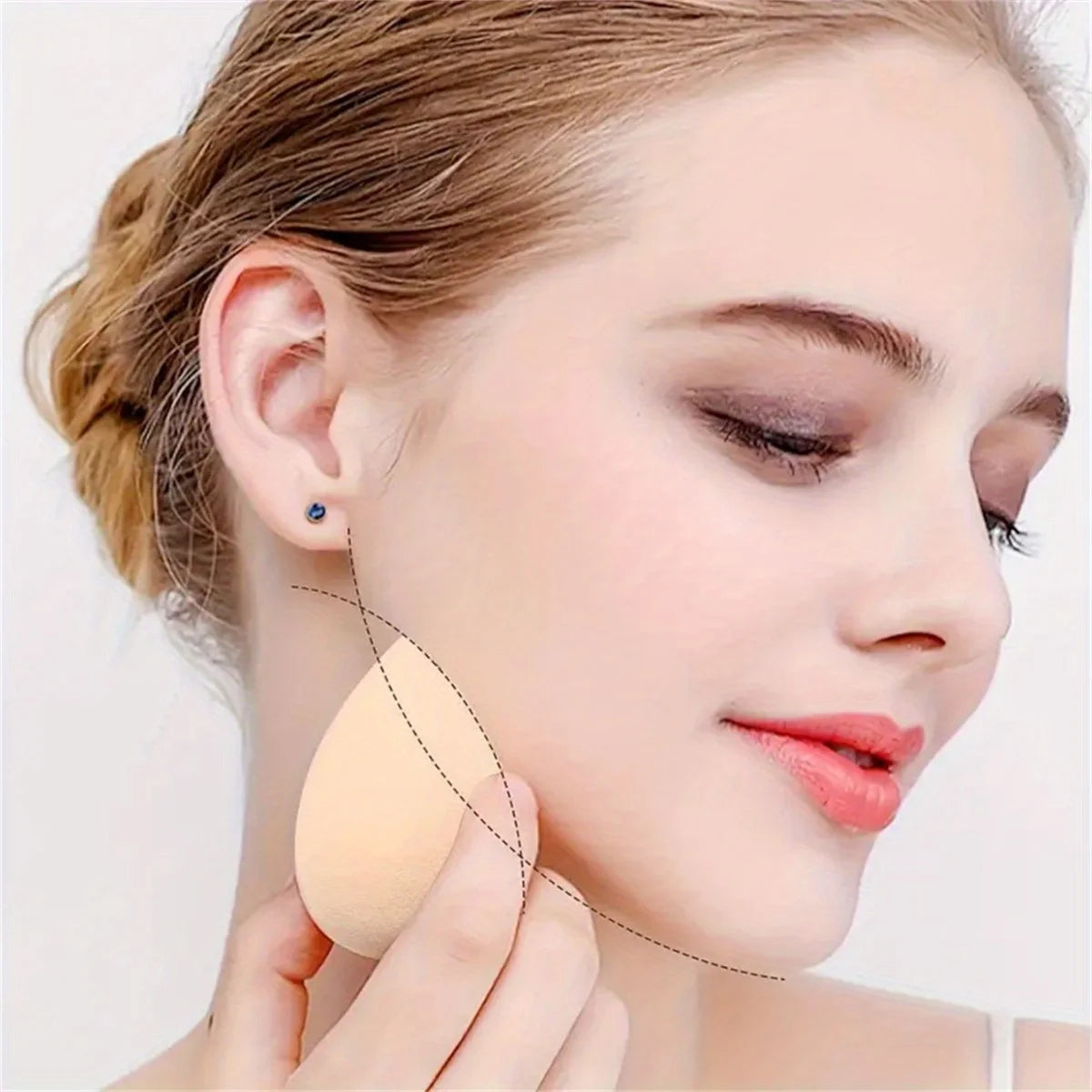 5-10PCS Ombre Makeup Sponge Set - Vegan Dual Use Beauty Blender for