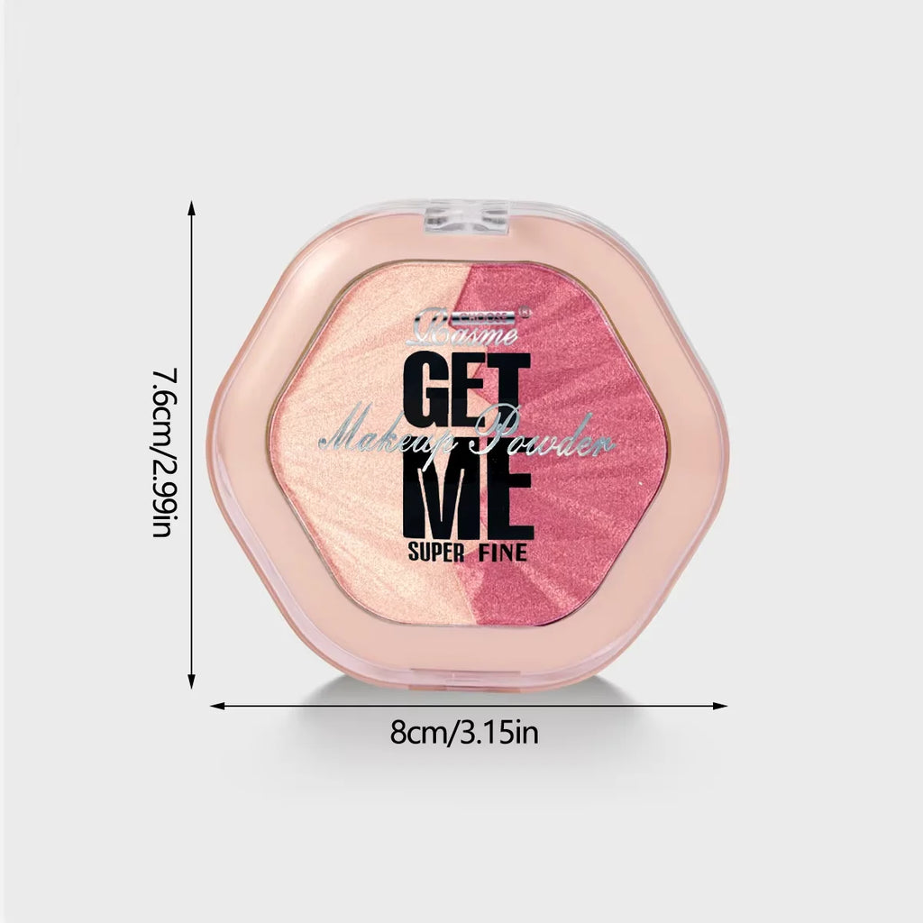 2-color Blush Palette 2 in 1 Contouring Cream Face Cheek Blush Cream