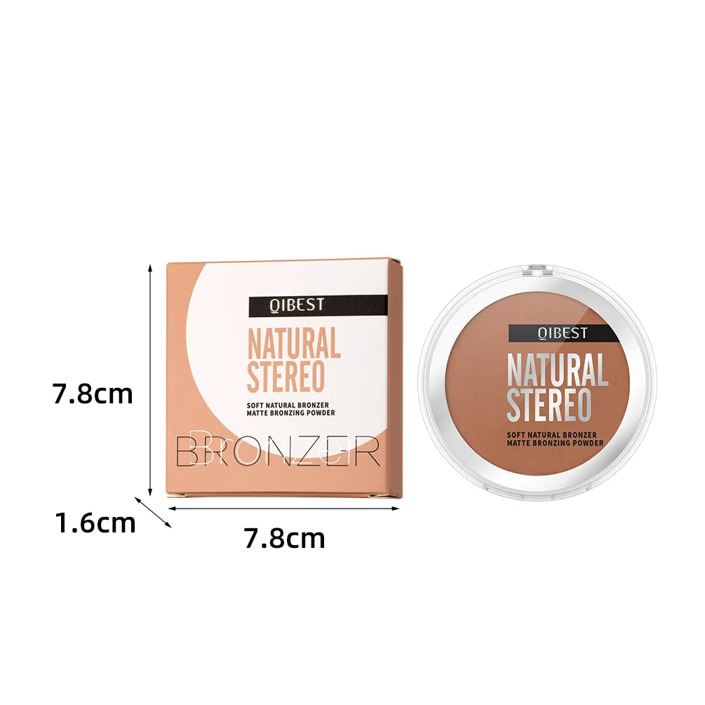 QIBEST Cream Contour Palette Dark Bronzing Powder Charlotte Makeup For