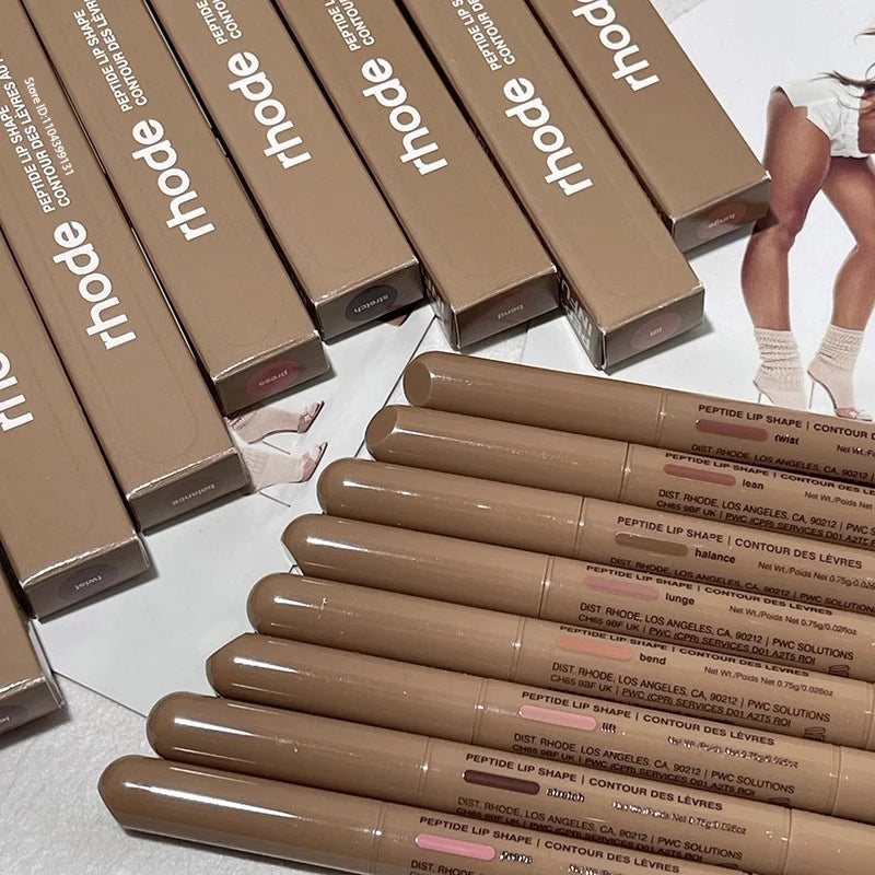 Brand Brown Lip Liner Pencil Nude Matte Waterproof Non-stick Cup