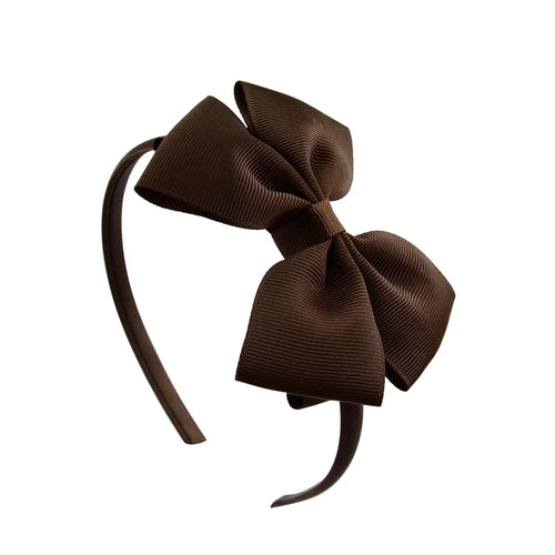 20Colors Colourful Ribbon 1pcs Headband Girls Child Headwears Wide Big