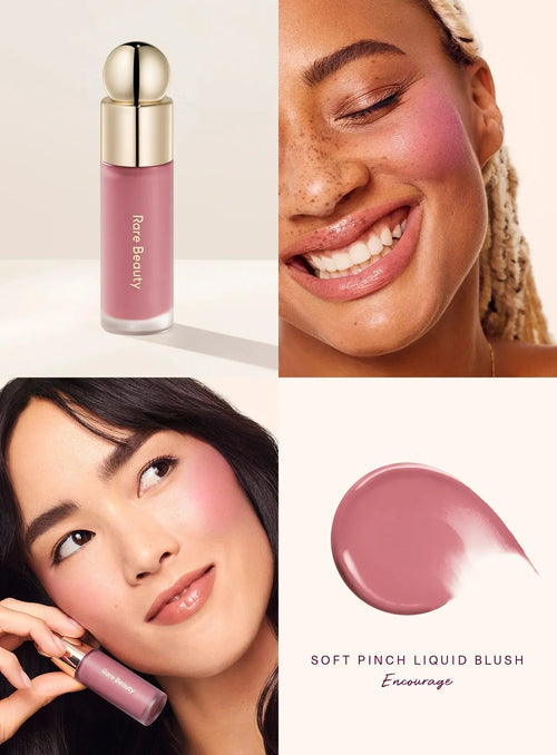 Rare Beauty Melting Cream Blush Makeup Matte Pearlescent Texture