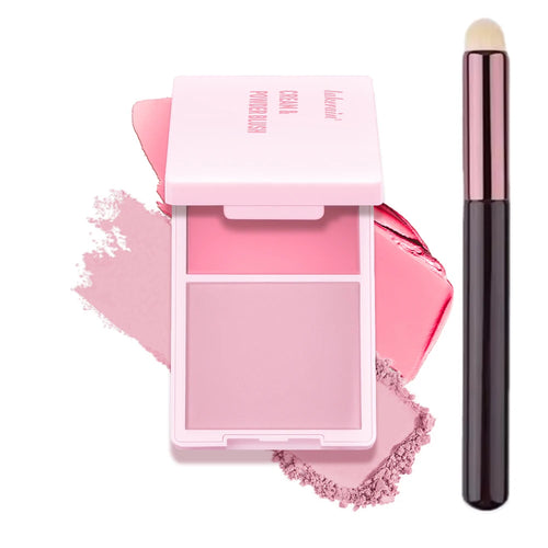 Blush Juvia's Cream Powder Matte Blush Makeup Rose Pan Long-lasting