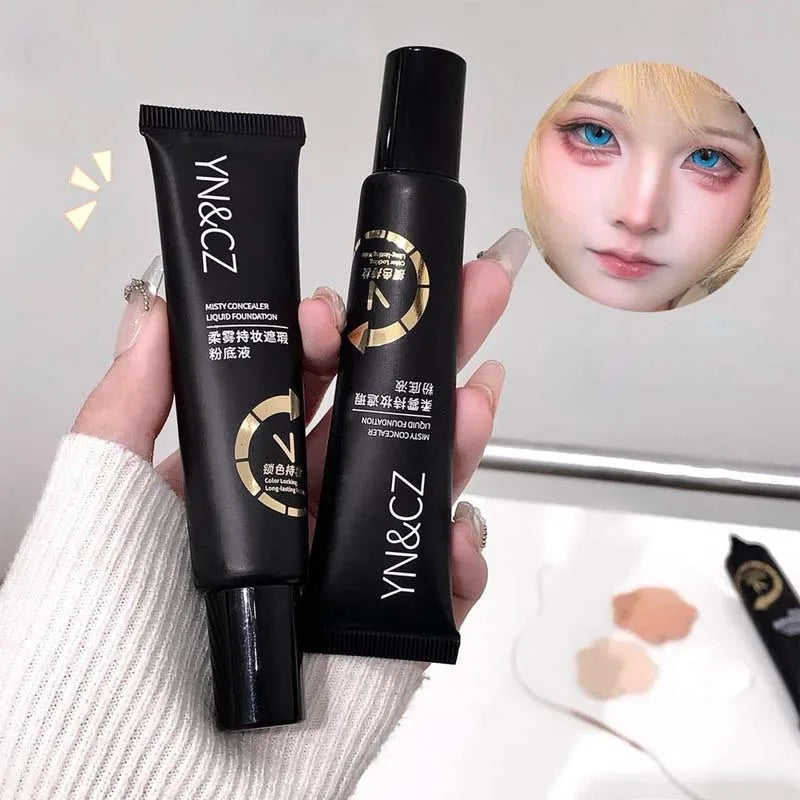Matte White Foundation Makeup Base Full Coverage Foundation Long
