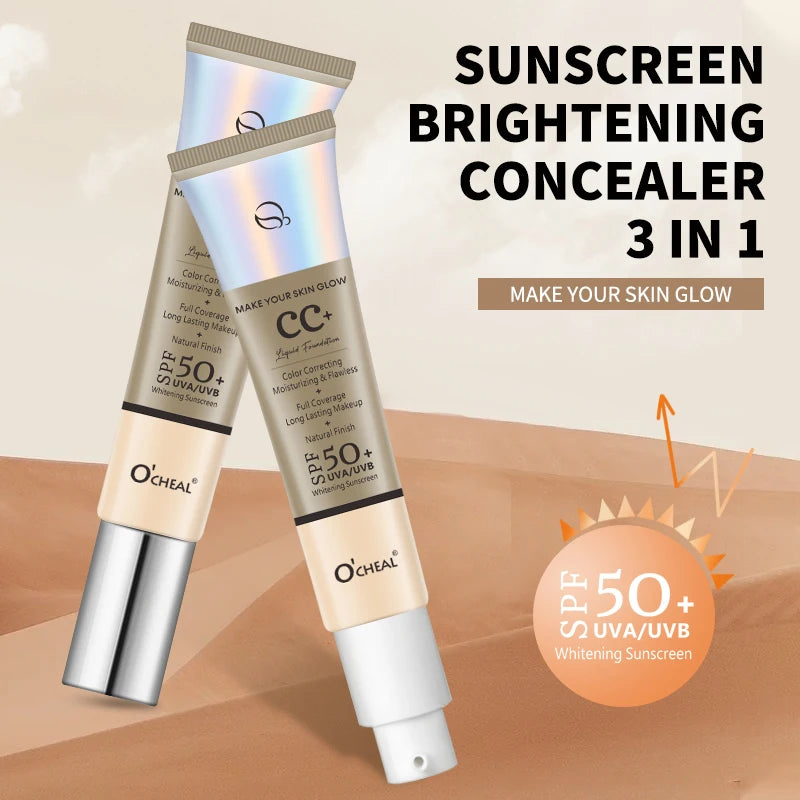 Ocheal 30g CC Cream Foundation Waterproff Concealer Moisturizing