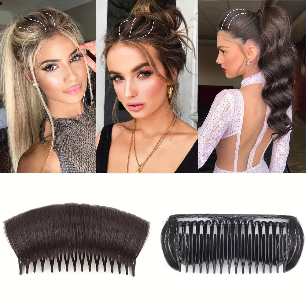 Wig Cushion Stable Hair Roots Volumizing Fiber Insert Comb Invisible