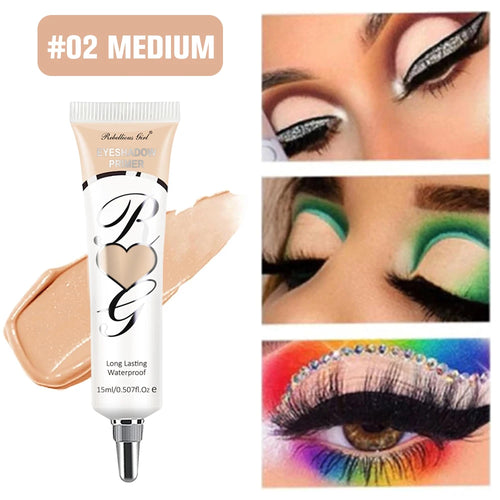 6 Colors Matte Eyeshadow Primer – Crease-Proof Oil-Control Eye Base,