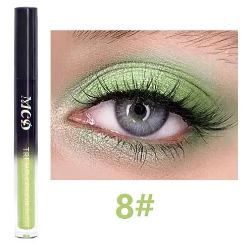 13-Shade Waterproof Liquid Eyeshadow Palette - High Shine
