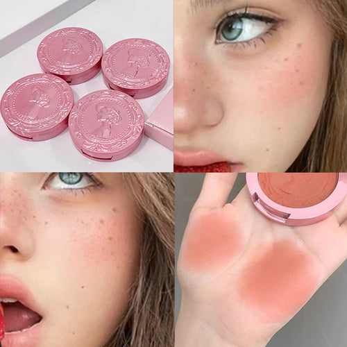 Three dimensional relief mist Color blush natural tender delicate hold