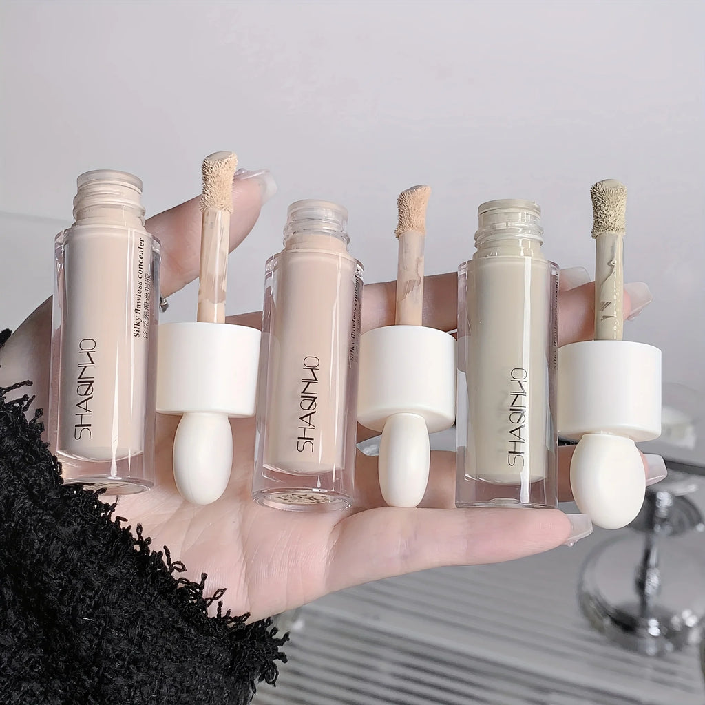 Flawless Finish Liquid Concealer Full Coverage for Blemishes Dark