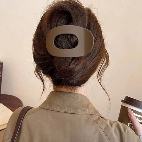 Korean Elegant Hair Claws Crab Matte Acetic Acid Hair Clip Spoon