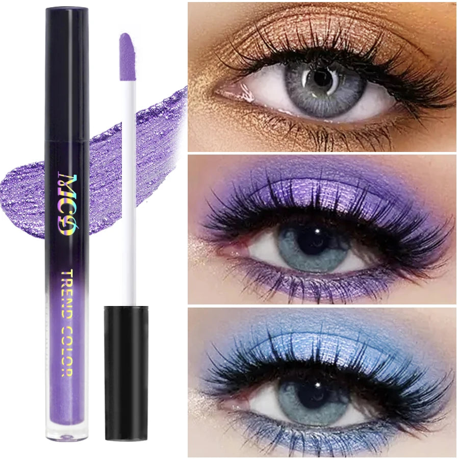 13-Shade Waterproof Liquid Eyeshadow Palette - High Shine
