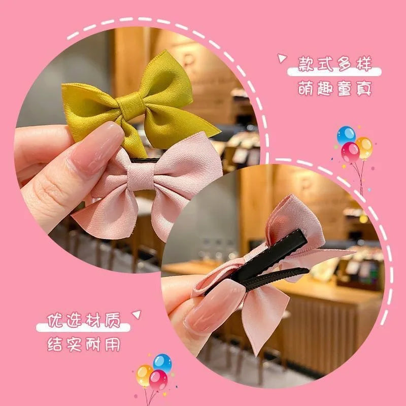 2PCS New Cute Bow Headgear Sweet Little Girl Hair Accessories Summer