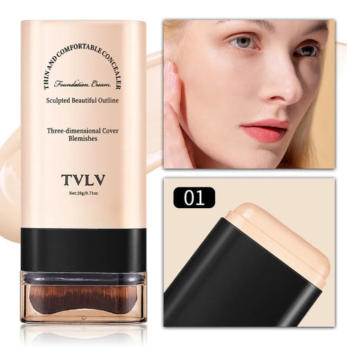 TVLV eraser foundation make-up stick 20g,with brush to brighten skin