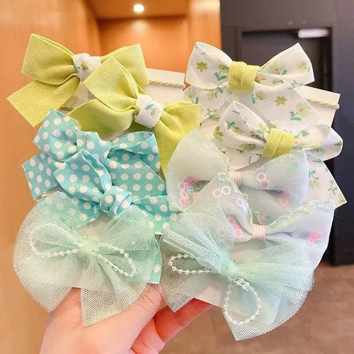10pcs Hair Accessories Girls Scrunchies Aesthetic Lacos De Cabelo