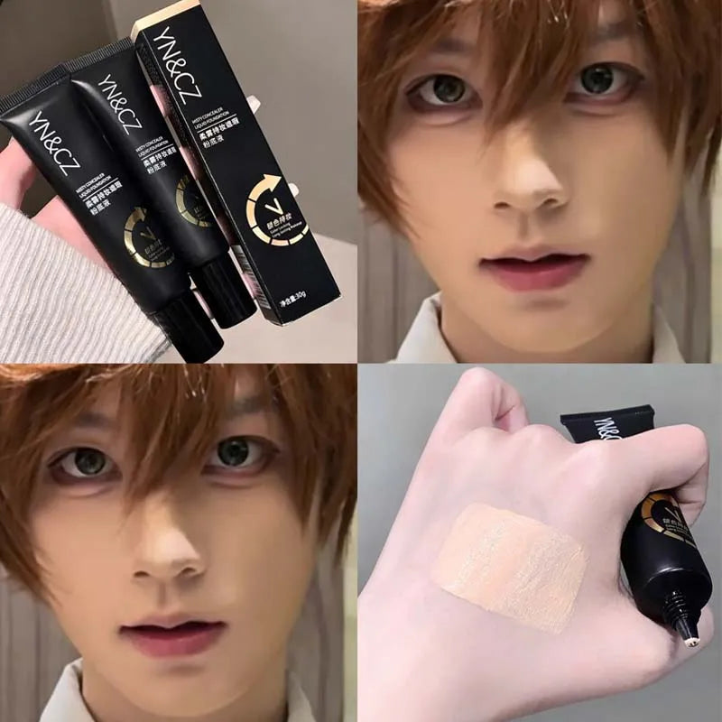 Matte White Foundation Makeup Base Full Coverage Foundation Long