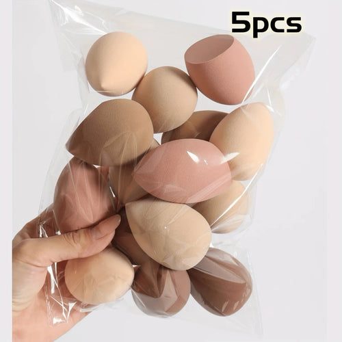 5-10PCS Ombre Makeup Sponge Set - Vegan Dual Use for Liquid/Powder |