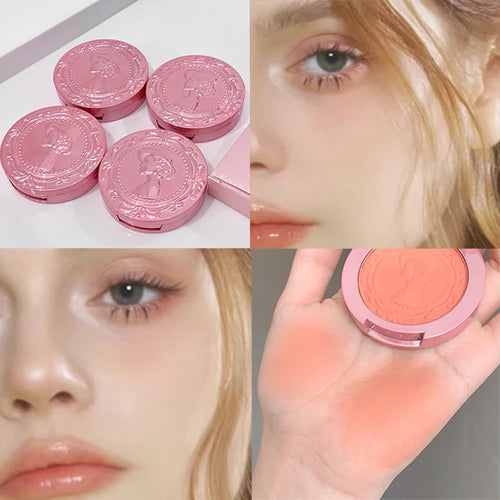 Three dimensional relief mist Color blush natural tender delicate hold