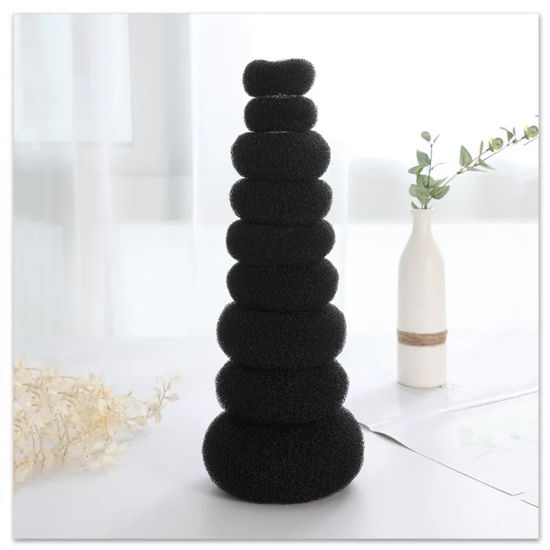 3pcs Hair Bun Donut Magic Foam Products Hairstyle Lazy Hair