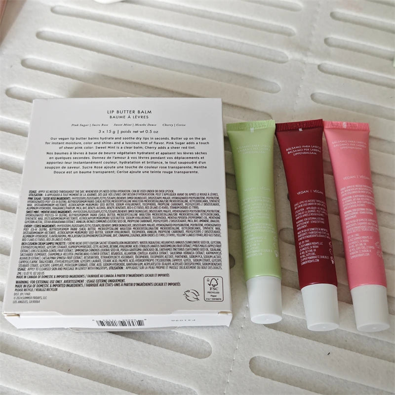 Makeup Brand Summer Lip Balm Vanilla Beige Birthday Cake Pink Sugar