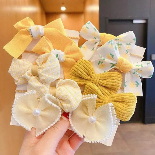 10pcs Hair Accessories Girls Scrunchies Aesthetic Lacos De Cabelo