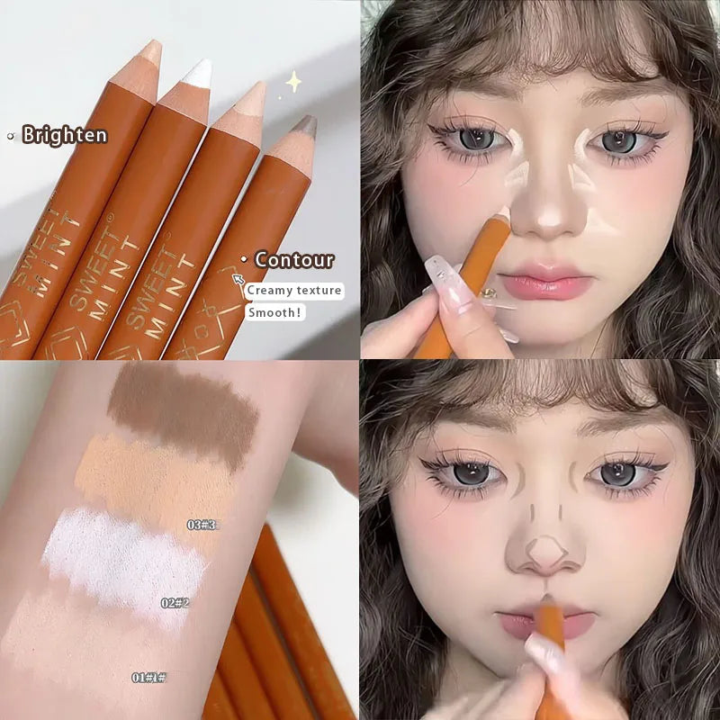 Double-ended Contouring Shading Pen Face Brighten Nose Shadow Profile