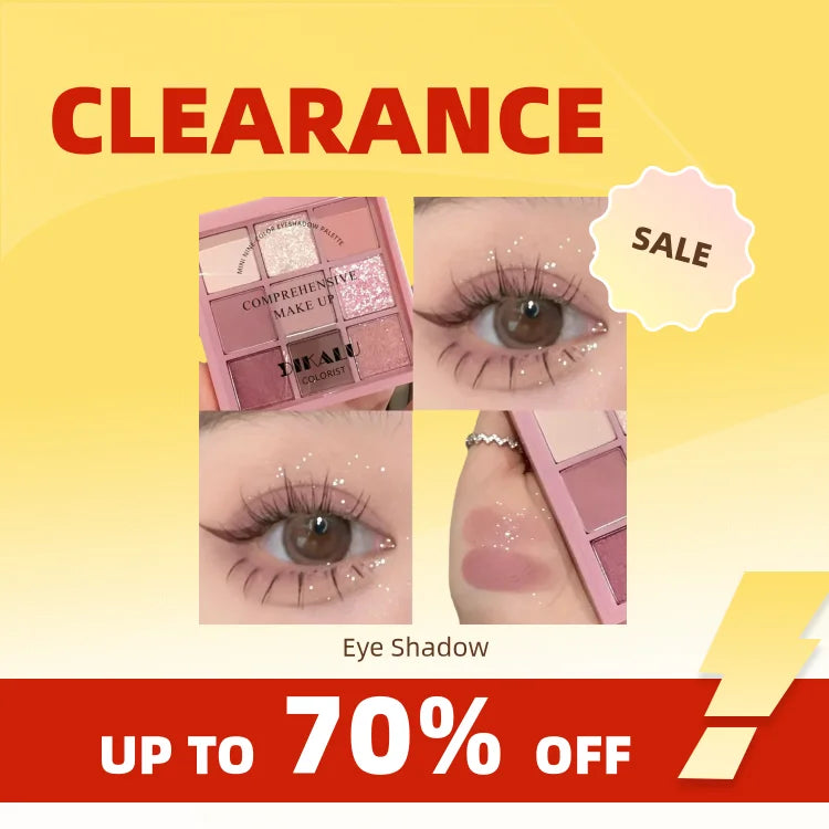 Clearance_DIKALU Spring And Summer New Eyeshadow Palette Oh Rosy Nine