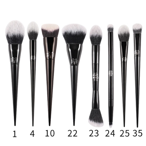 Kat Von D  Makeup Brush Set & Kit Foundation Blush Highlight Concealer