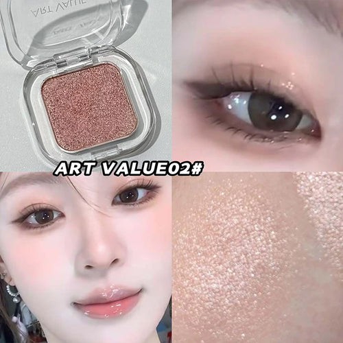 ART VALUE Single Color Eyeshadow Palette, Long-lasting, Matte &