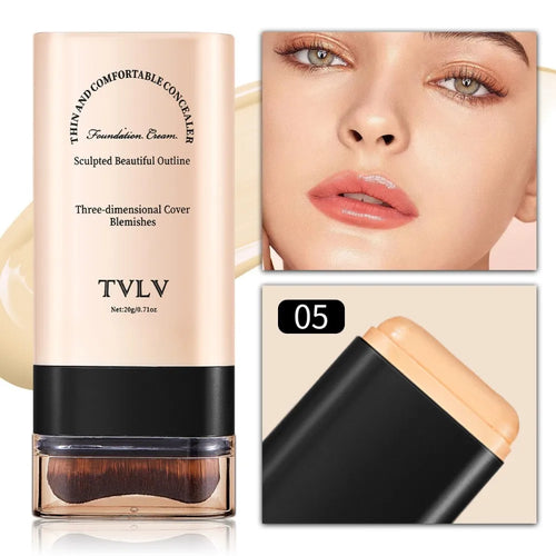 TVLV eraser foundation make-up stick 20g,with brush to brighten skin