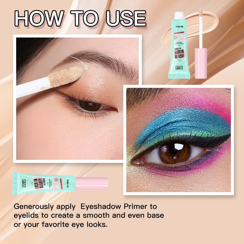 USHAS Eye primer, long-lasting makeup effect, modifies eye skin tone,