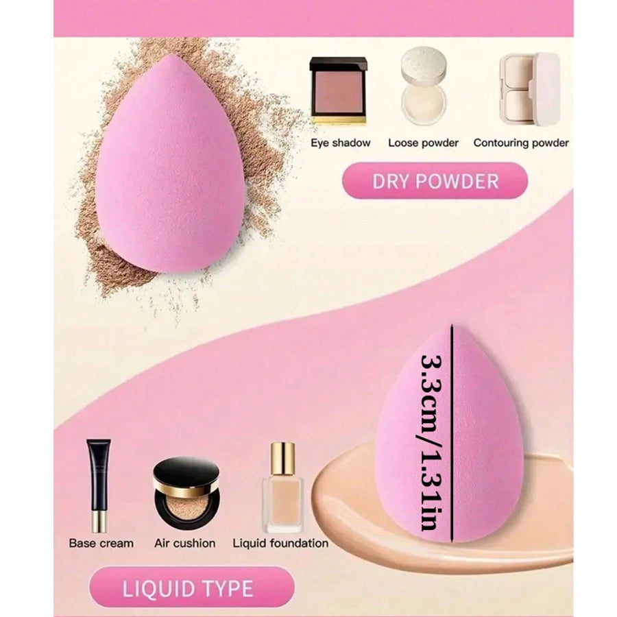 20PCS  Mini Finger Puff Beauty Cosmetic Foundation Cosmetic Sponge