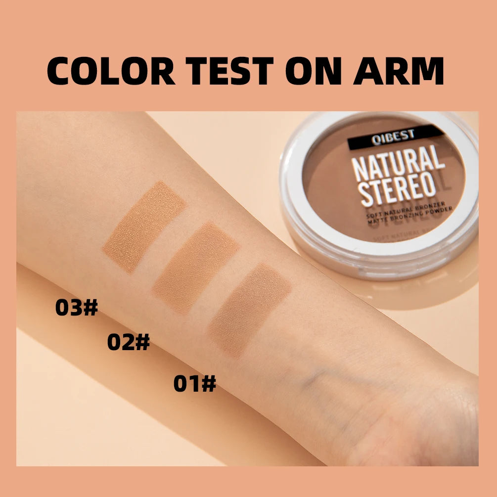 QIBEST Cream Contour Palette Dark Bronzing Powder Charlotte Makeup For
