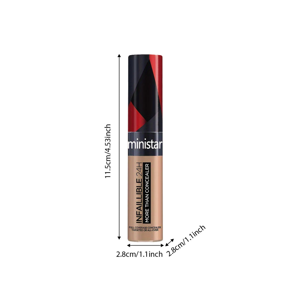1pc full coverage concealer, waterproof, sweat proof, stain resistant,