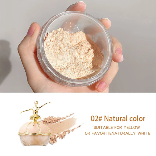 MackAndy Air-Feel Long-lasting Ballet Setting Powder, Oil-control,