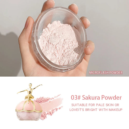 MackAndy Air-Feel Long-lasting Ballet Setting Powder, Oil-control,
