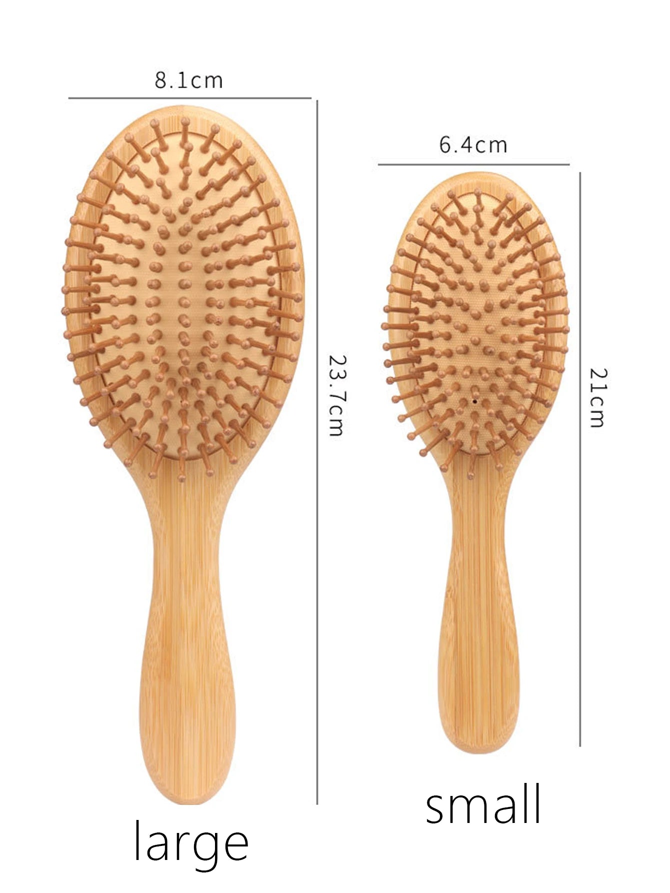 1pc natural wooden hair comb hair loss scalp massage hair brush hair